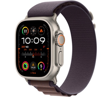 Apple Watch Ultra 2, Alpine-bandje S, Titanium (Paars)