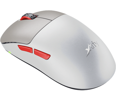Xtrfy M8 Wireless - Retro - Gaming muis - Optisch - 5 knoppen - Grijs