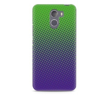 Just in Case Wileyfox Swift 2X Hoesje lime paarse cirkels