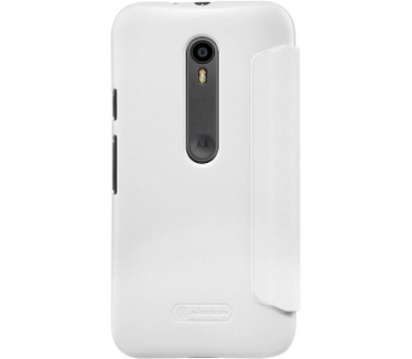 Nillkin New Sparkle BookCase voor Motorola Moto G 3rd Gen. - Wit
