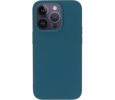 Mobiparts Silicone Cover Apple iPhone 14 Pro Blueberry Blue