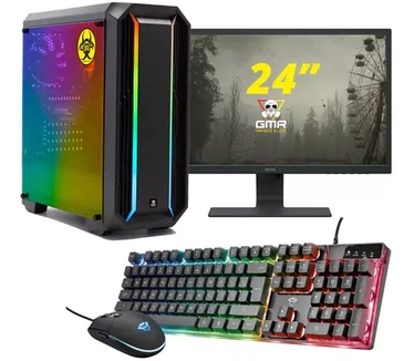 GMR - Intel Core i5-10400F - 500GB M.2 - RTX 3050 - GamePC.T1480824 - WiFi (GamePC.T1480824 + 24 Inch Monitor + Toetsenbord + Muis)