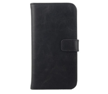 qMust Sony Xperia E4 Wallet Case - hoesje met stand - zwart