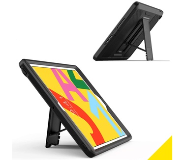Accezz Rugged Back Case iPad 10.2 (2019 / 2020 / 2021) - Zwart