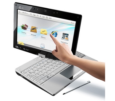 Asus Eee PC T91 Wit, Zwart