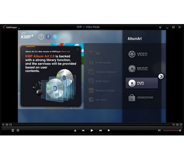 The KMPlayer screenshot (481 pix)