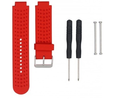 qMust Sportbandje voor Garmin Forerunner 220/230/235/620/630/735 XT - Rood