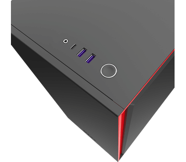 NZXT H710i Zwart/Rood