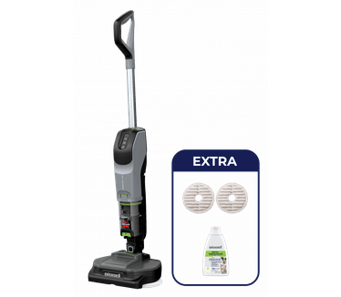 Bissell SpinWave + Vac Select Vloerreiniger - Draadloze Stofzuiger met Dweilfunctie - Vlekkenreiniger voor Harde Vloeren - Snoerloze Steelstofzuiger - 2 in 1 Vacuum Cleaner - Huisdiervriendelijke Reinigingsmachine - 3893N