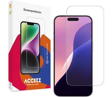 Accezz Gehard Glas Screenprotector iPhone 16 Pro Max
