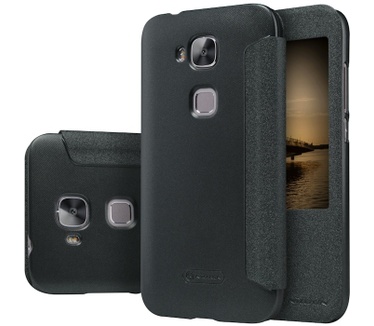 Nillkin New Sparkle S-View Book Case voor Huawei G8 - Zwart