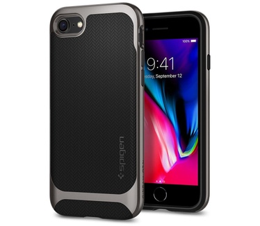 Spigen Apple iPhone 8 Hoesje Neo Hybrid Herringbone  Grijs