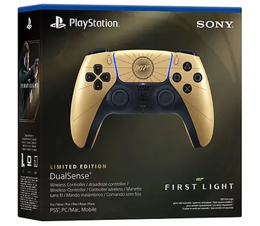 Sony PlayStation Playstation Dualsense 007 First Light Limited Edition Goud, Zwart Goud, Zwart