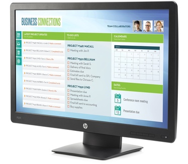 HP ProDisplay P223 Zwart