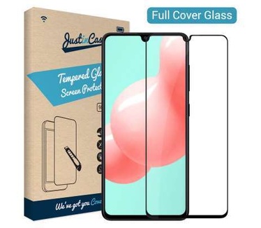 Just in Case Full Cover Tempered Glass Samsung Galaxy A41 Zwart