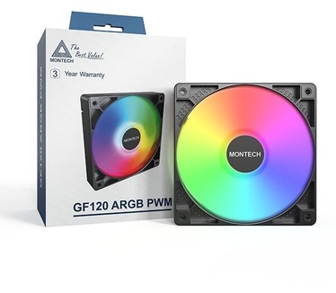 Montech GF120 ARGB PWM Zwart