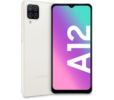 Samsung Galaxy A12 (4GB, 128GB opslag) Wit