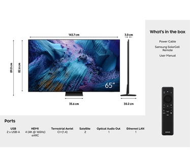 Samsung 65" Micro RGB 4K Samsung Vision AI Smart TV R95H (2026)