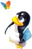 Tux (vliegenmepper-versie)