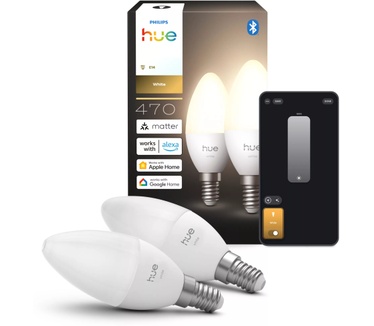 Philips B39 kaarslamp - E14 slimme LED-lamp