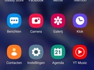 Screenshot Samsung Galaxy Z Flip met One UI 2.1 