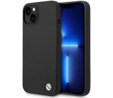BMW Silicone Back Case - Apple iPhone 15 (6.1") - Zwart Zwart