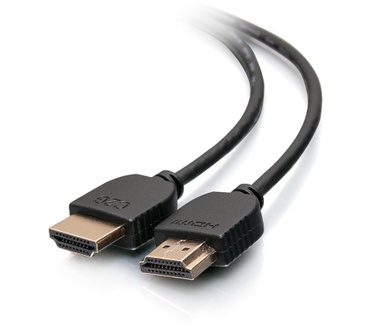CablesToGo 0,3m flexibele hogesnelheid HDMI-kabel met laag profielaansluitingen - 4K 60Hz