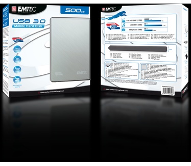 Emtec P500 500GB Zilver