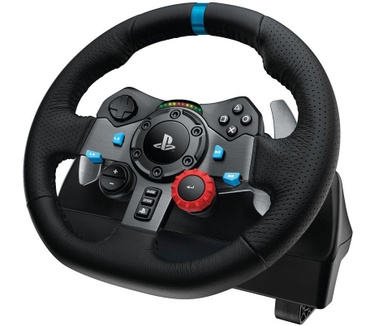 Logitech G29 Driving Force Aluminium, Zwart