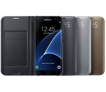 Samsung Galaxy S7 edge Led View Cover (Galaxy S7 edge) Zwart