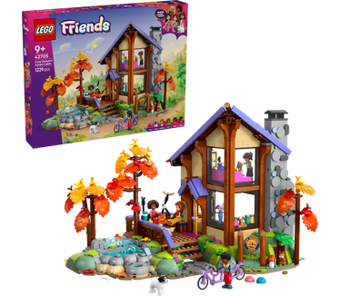LEGO Friends Gezellige boshut in de herfst