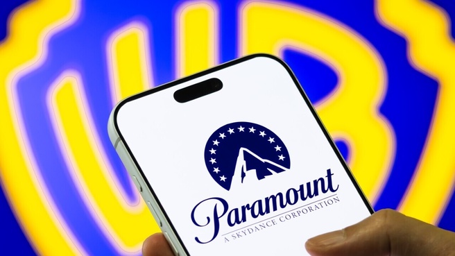 Warner Bros. Paramount Skydance. Bron: Cheng Xin/Getty Images News