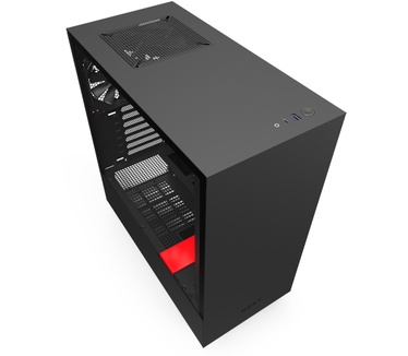NZXT H510 Zwart/Rood