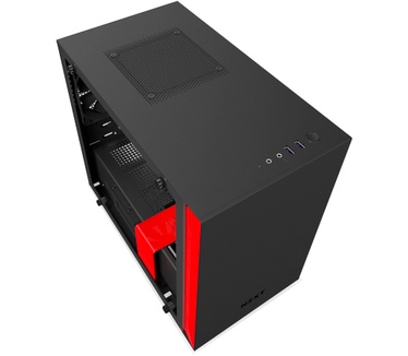 NZXT H200 Zwart/Rood