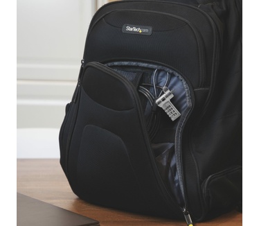 Startech.com 25-Pack Universeel Laptop Kabelslot 2m, Geserialiseerde Notebook Security Kabel, Compatibel met Noble Wedge®/Nano/K-Slot, Sleutelloos Combinatieslot