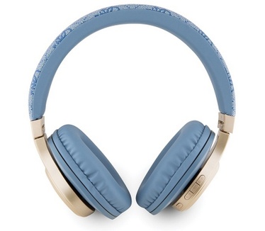 Guess 4G Script Logo Bluetooth Stereo Over-Ear Koptelefoon Blauw (Blauw)