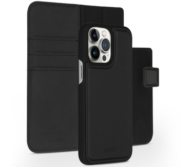 Accezz Premium Leather 2 in 1 Wallet Bookcase iPhone 14 Pro Max - Zwart