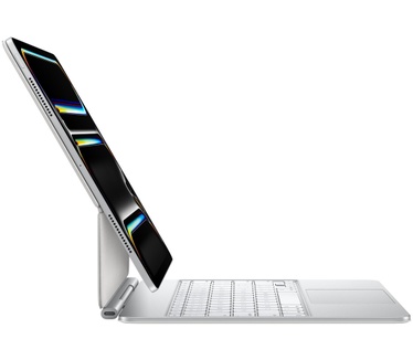 Apple iPad Pro (2024) 13" Magic Keyboard, Russisch, Wit