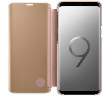 Samsung Galaxy S9 Clear-View Standing Cover EF-ZG960CF - Roségoud  Rosé Goud