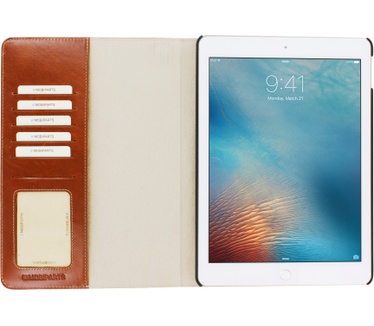 Mobiparts Bookstyle Cases, Excellent Tablet Case, iPad Air 2, iPad Pro 9.7, Brown