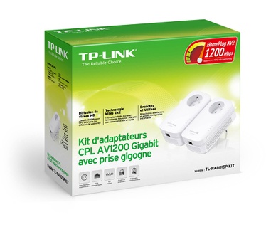 TP-Link AV1200 Gigabit Passthrough Powerline Starter Kit (BE/FR-stekker)