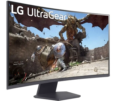 LG 32GS60QC-B Antraciet, Grijs, Paars, Zwart