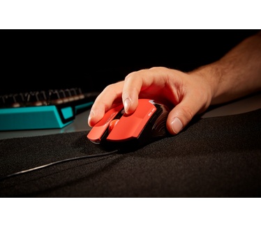 Nacon GM-105 wired gaming muis 2400dpi - rood