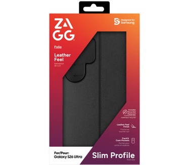 Zagg Folio (iPhone 16e/15/14/13) Zwart
