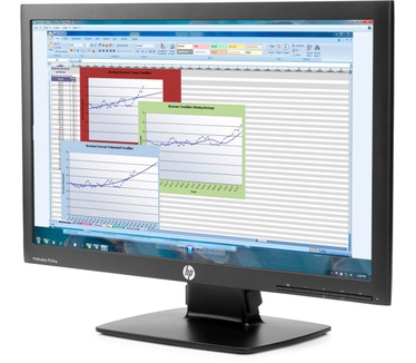 HP ProDisplay P222va Zwart