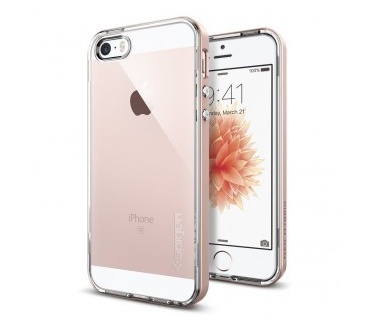 Spigen Neo Hybrid Crystal Apple iPhone SE Case - 041CS20183 - Rose Gold