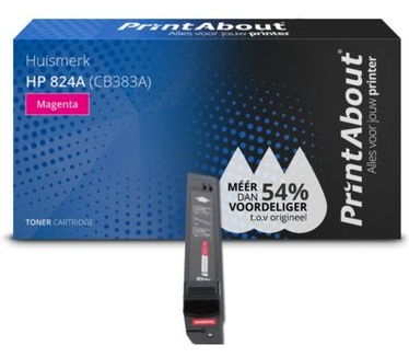 PrintAbout Huismerk HP 824A (CB383A) Toner Magenta
