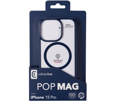 Cellular Line Pop Mag (iPhone 15 Pro) Transparant