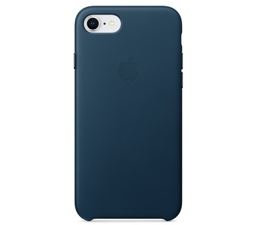 Apple Leren hoesje voor iPhone 8/7 Kosmosblauw
