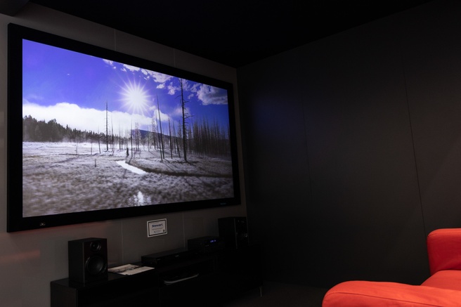 Projectie met omgevingslicht